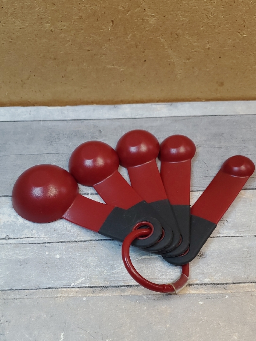 KitchenAid Red Nesting Measuring Spoons Set - Picture 2 of 2